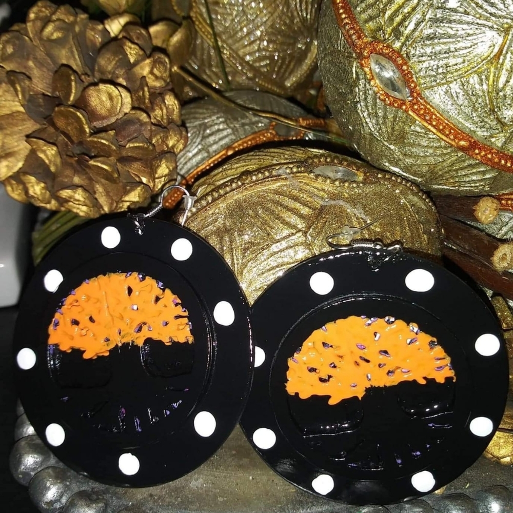 Hand painted earrings